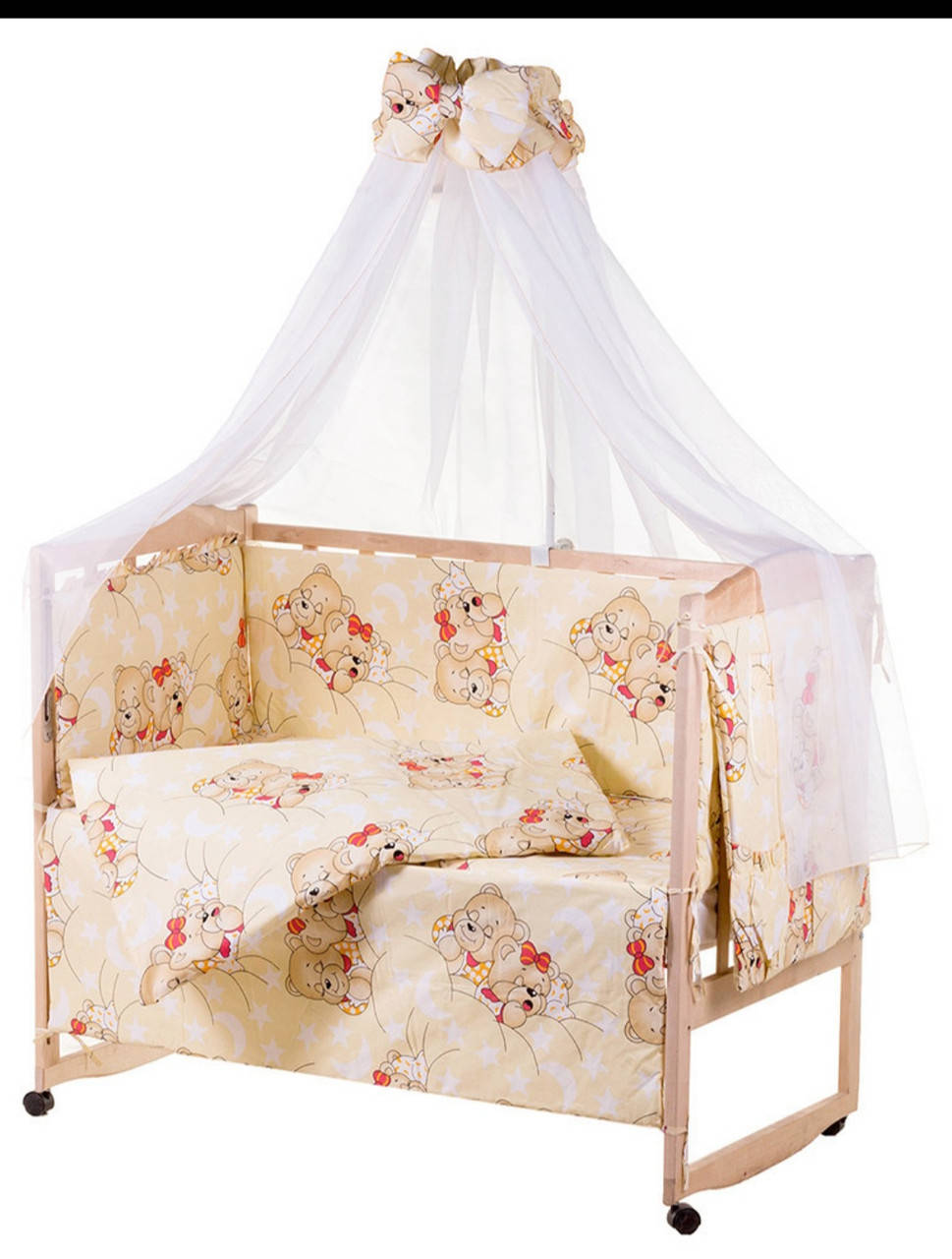 

Комплект в кроватку Bonna 9в1, бортики в кроватку, набор в кроватку 9в1