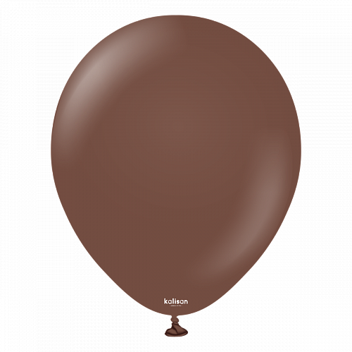

Латексный шарик 12" (30 см) Kalisan пастель chocolate brown Коричневый
