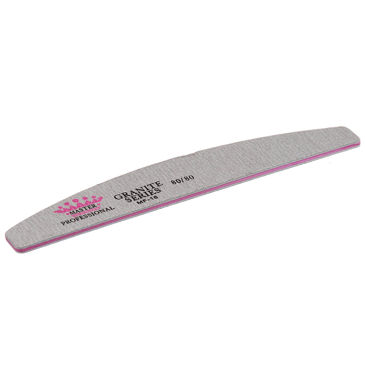 

Пилочка для ногтей Master Professional Granite Series (MF-18) 80/80 Полукруг
