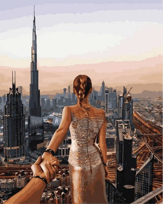 

Картина по номерам в коробке Babylon Следуй за мной Дубай 40х50см (VP 708)