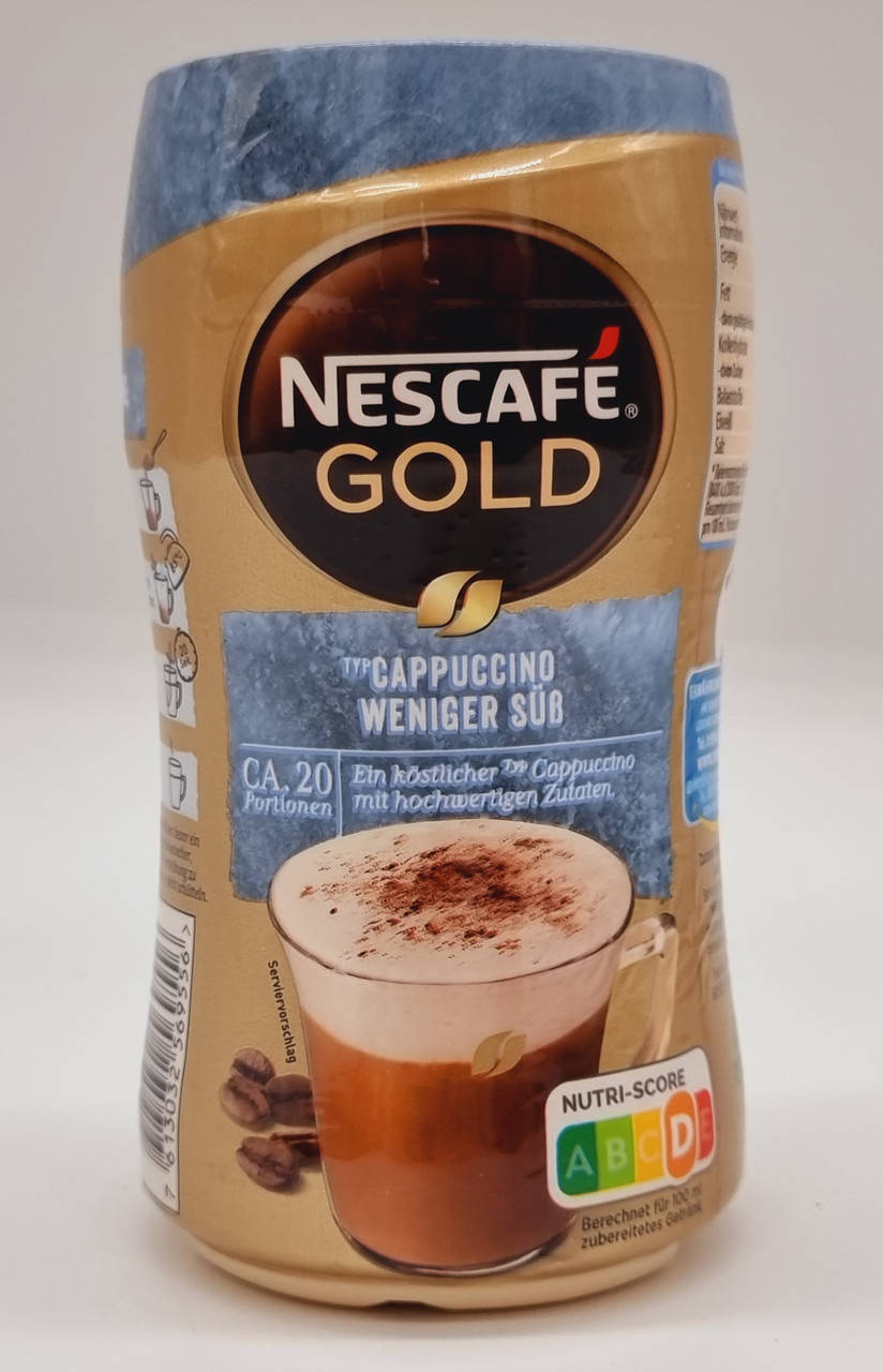 

Капучино" NESCAFÉ GOLD" type cappucino "Менее сладкий" 250г