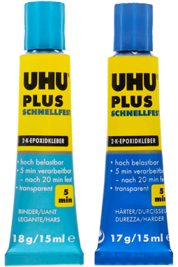 

Клей UHU эпоксидный двухкомпонентный Plus Schnellfest Тюбик 35г