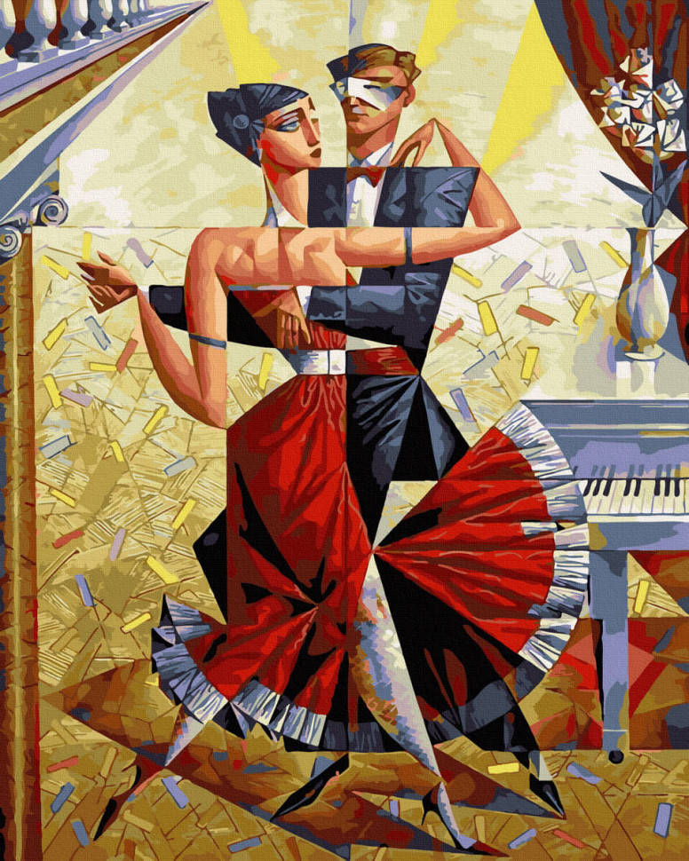 

Картина по номерам Танец вдвоем 40х50