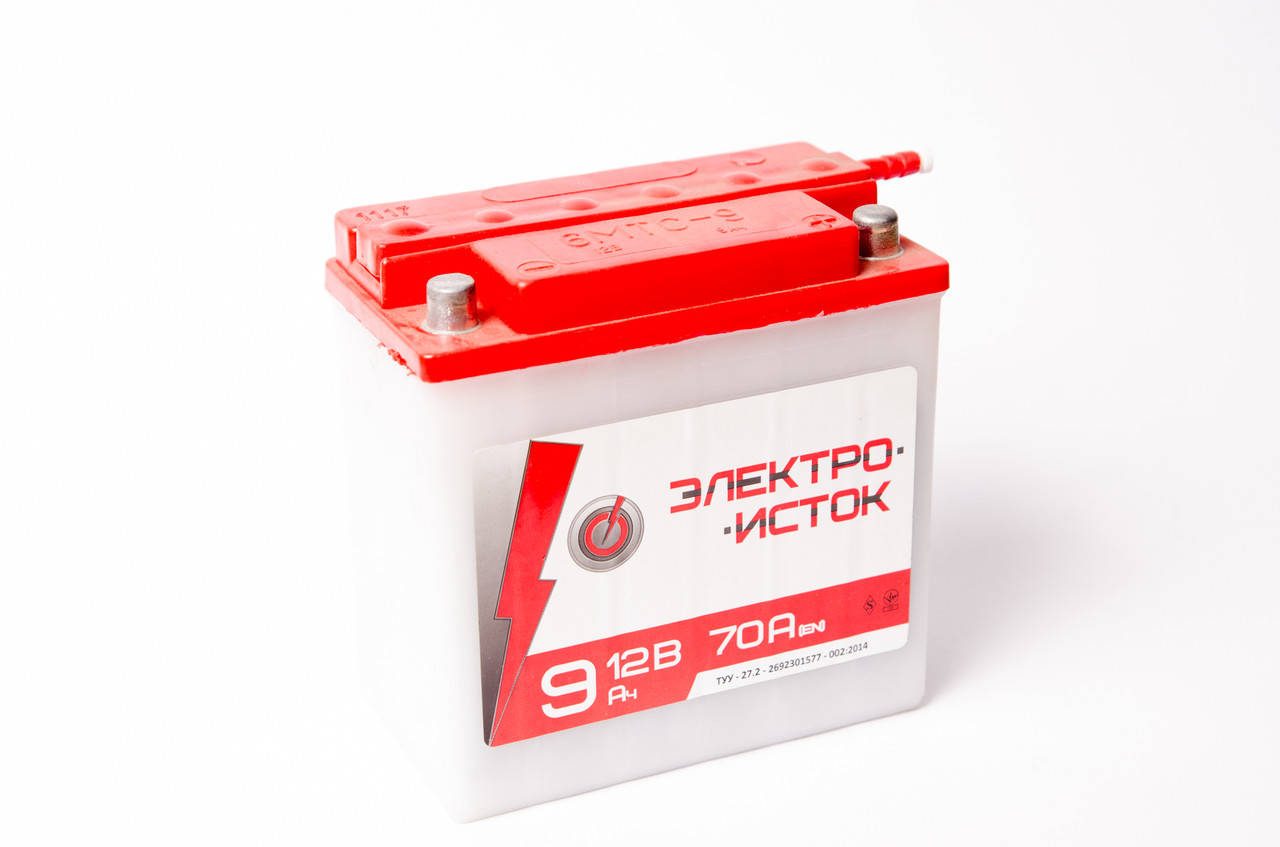 

Аккумулятор МОТО ЭЛЕКТРОИСТОК 6МТС 9С /9Ah 12v/