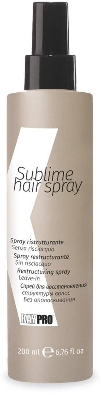 

Несмываемый спрей для восстановления поврежденных волос KayPro Sublime Hair Spray