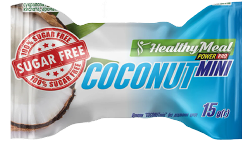 

Протеиновая конфета в глазури Power Pro COCONUT MINI (15 грамм)