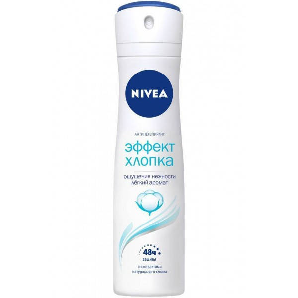 

Дезодорант-антиперспирант Nivea Эффект хлопка, 150 мл
