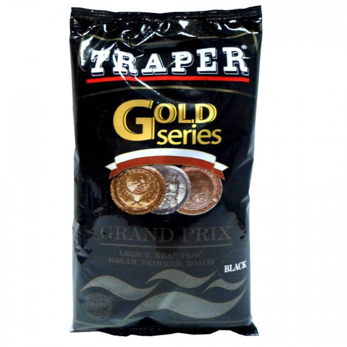 

ПрикормкаTRAPER gold 1kg Grand Prix BLACK.