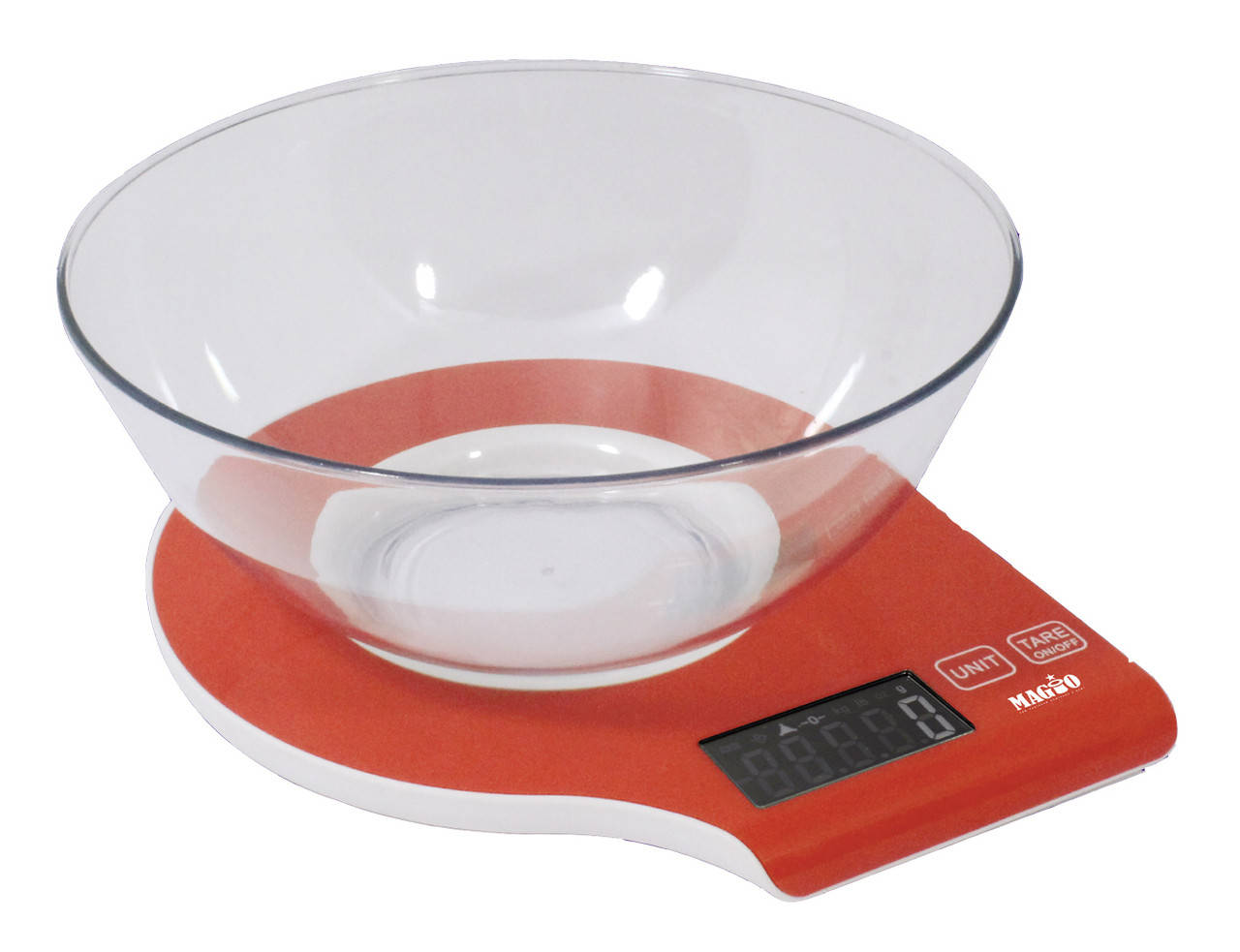 

Весы кухонные электронные Magio MG-294 5 кг С чашей Красный