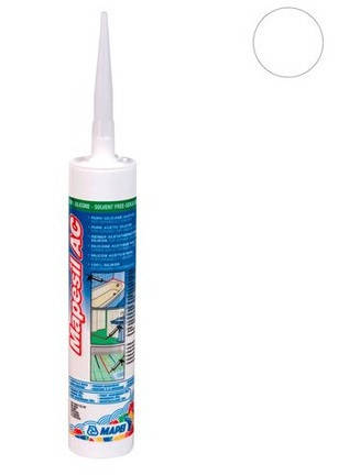 

Клей-герметик силіконовий Mapei Mapesil AC 310мл, 100 Білий
