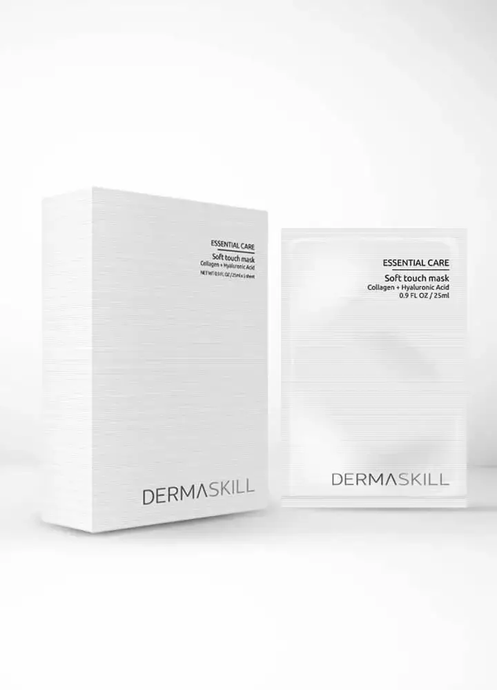 

Гидрогелевая маска с коллагеном и гиалуроновой кислотой SOFT TOUCH MASK DERMASKILL