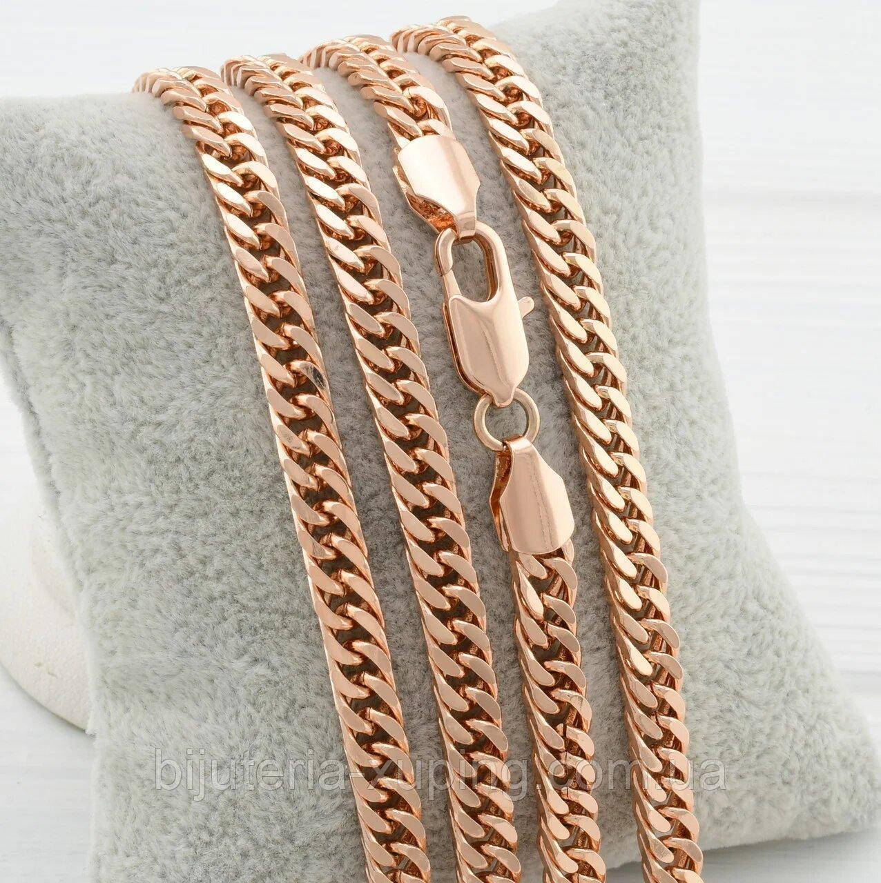 

Цепочка Панцирная позолота 50 см * 5 мм. Цепочка Xuping Медицинское золото