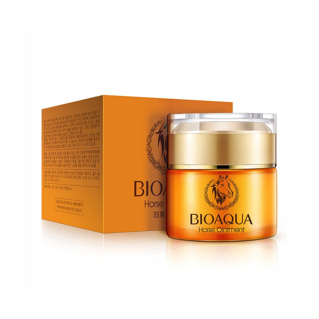

Увлажняющий крем с конским жиром Bioaqua Horse Ointment
