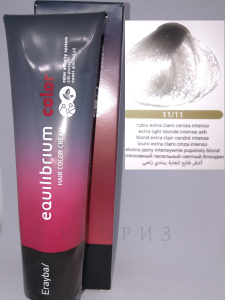 

Краска для волос ERAYBA EQUILIBRIUM 11/11