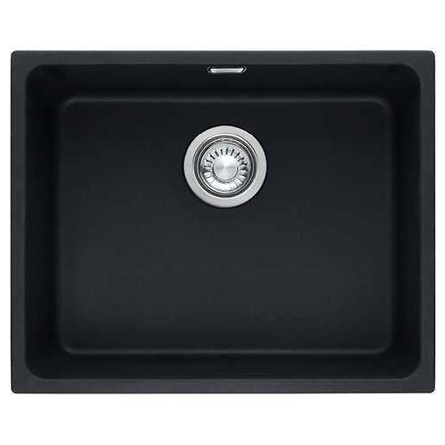 

Кухонна мийка Franke Kubus KBG 110-50 (125.0631.517) гранітна - монтаж під стільницю - колір Чорний матовий, Черный