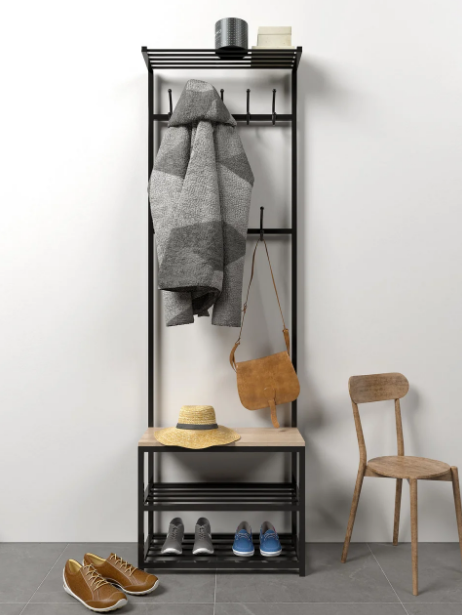 

Прихожая металлическая HS с полкой для обуви LOFT Метакам