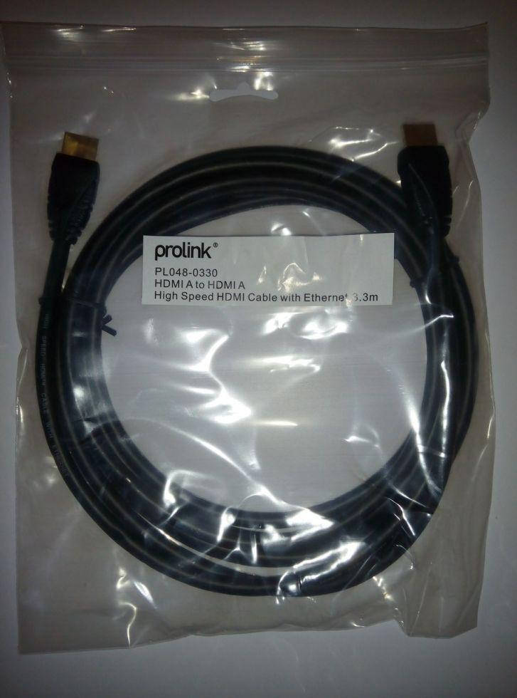 

Кабель HDMI-HDMI Prolink PL048-0330 (3,3м)