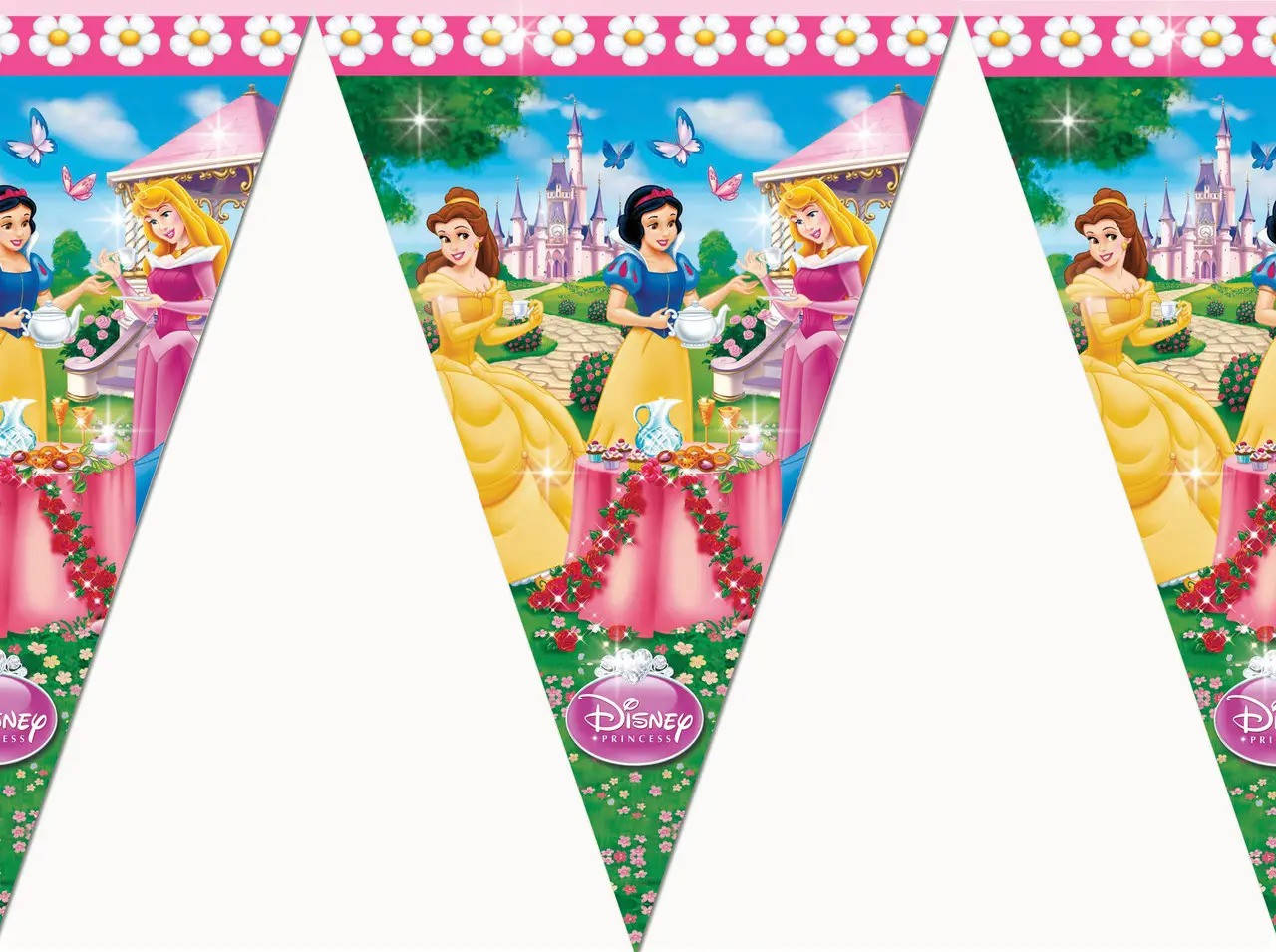 

Гирлянда вымпел"Принцессы" (Disney)