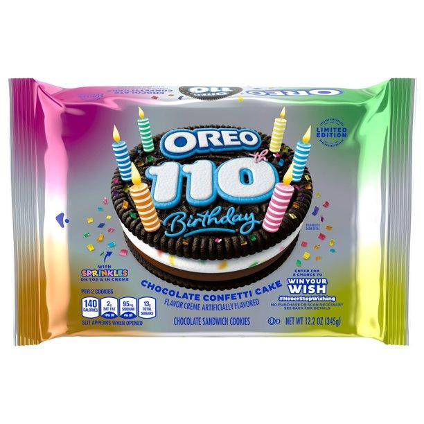 

Печенье OREO 110th Birthday Chocolate Confetti Cake 345g