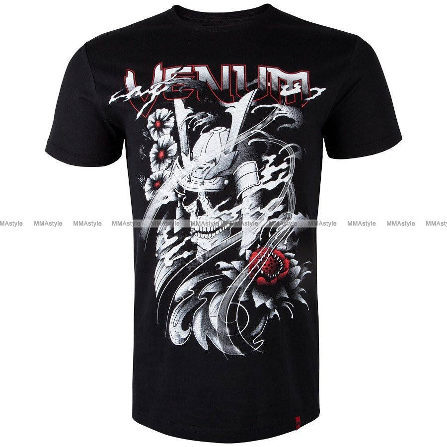 

Футболка Venum Samurai Skull T-shirt Black XL, Черный