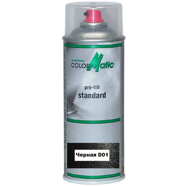 

Автокраска металлик Черная D01 Mobihel