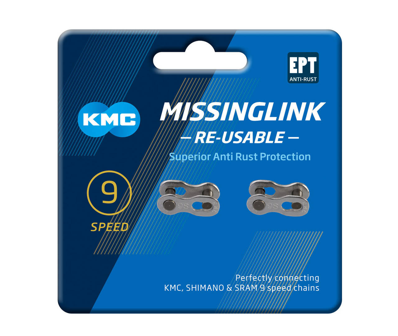 

Замок цепи KMC MissingLink 9R EPT 9 скоростей (1 шт)