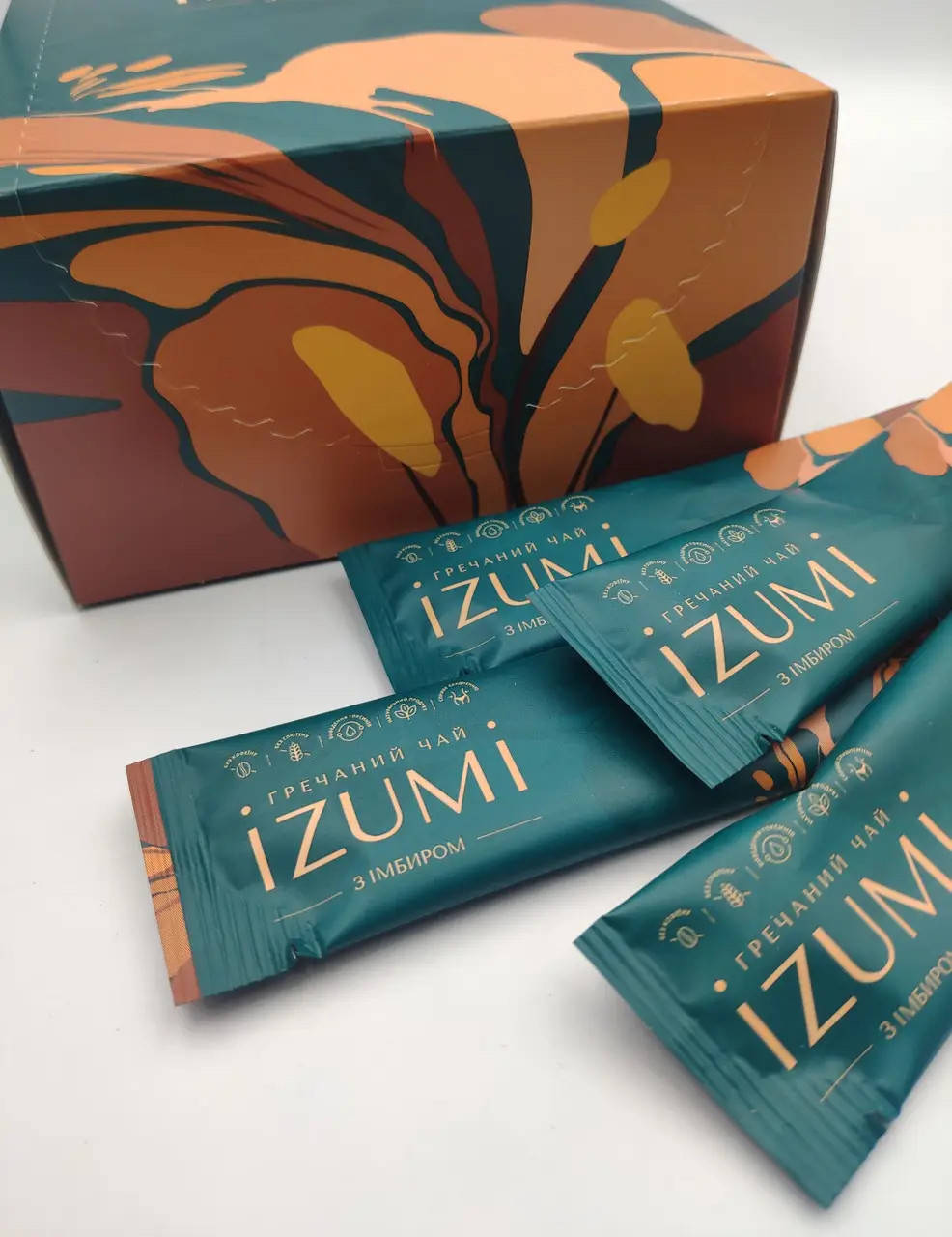 

Гречишный чай в стиках с имбирем, 25 шт по 5 г, IZUMI