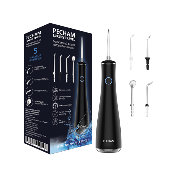 

Іригатор Luxury Travel Black Pecham