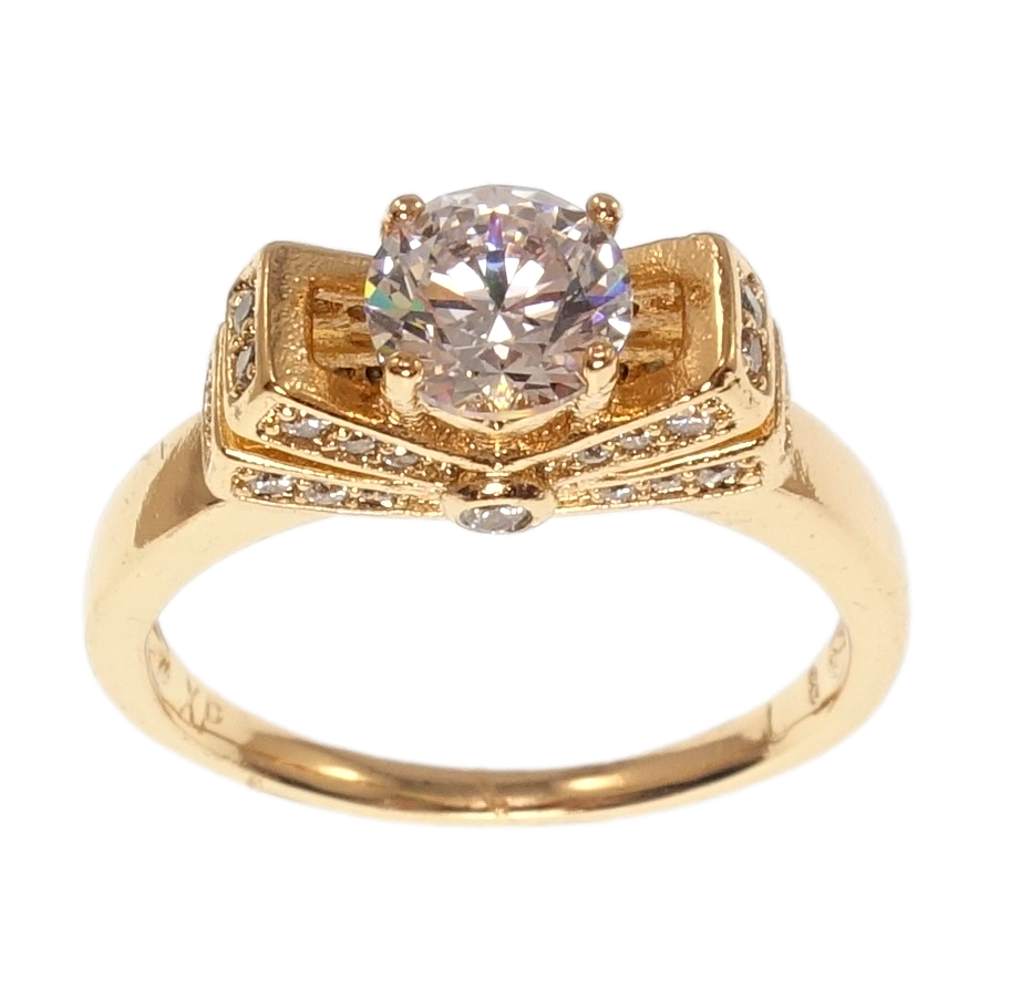 

Кольцо Xuping Позолота 18K "Инкрустация цирконий" р.16.5,17,18,18.5,19.5