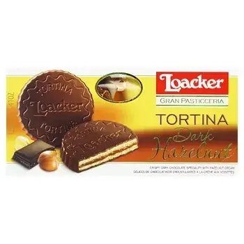 

Вафли Loacker Tortina Dark Hazelnut 6s 125 g