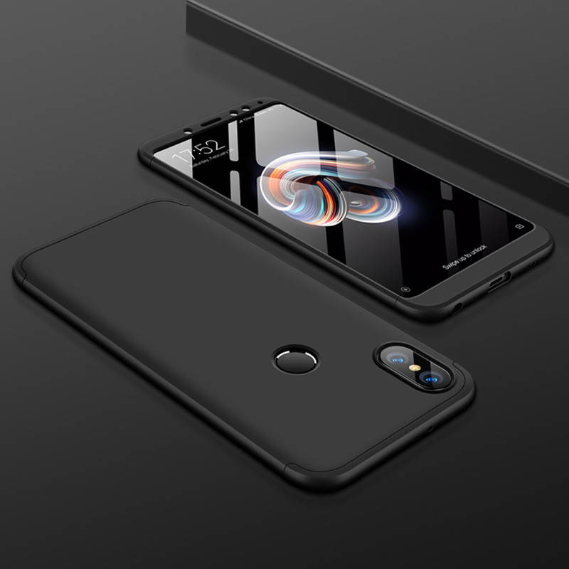 

Чехол GKK 360 для Xiaomi Redmi S2 бампер оригинальный накладка Black, Черный