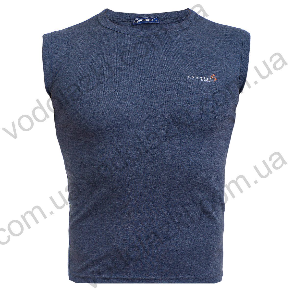 

Футболка мужская без рукавов однотонная Антрацит