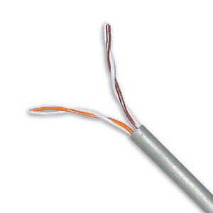 

Кабель UTP 2пары (0,43мм) омеднённый, серый, 305м/бухта