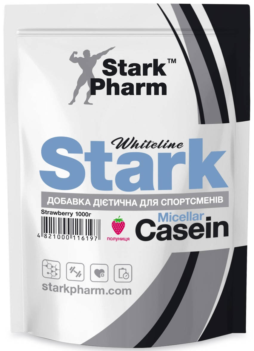 

Мицеллярный казеин Stark Pharm - Micellar Casein (1000 грамм) strawberry/клубника