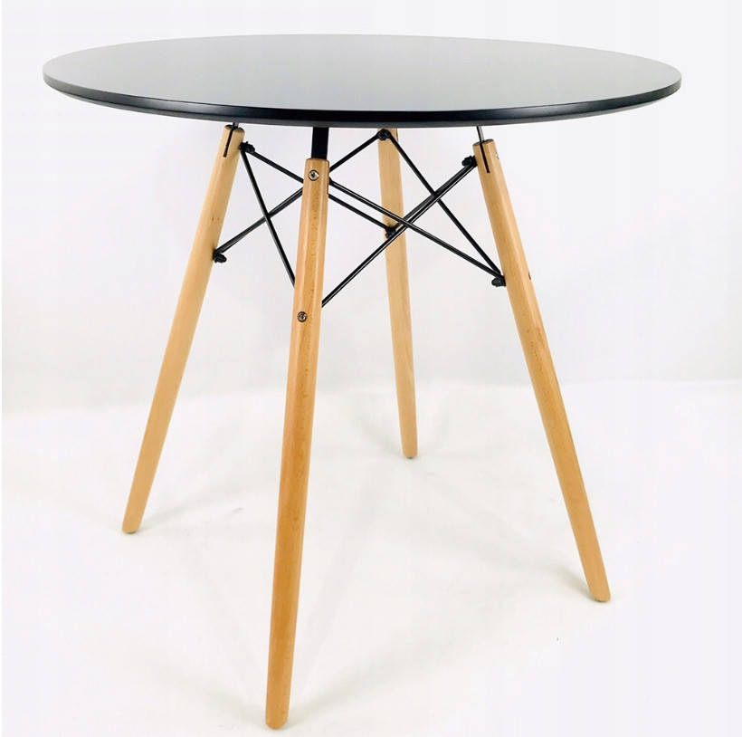 

Стол круглый кухонный черный 80 × 75 см DT-005-1 BLACK