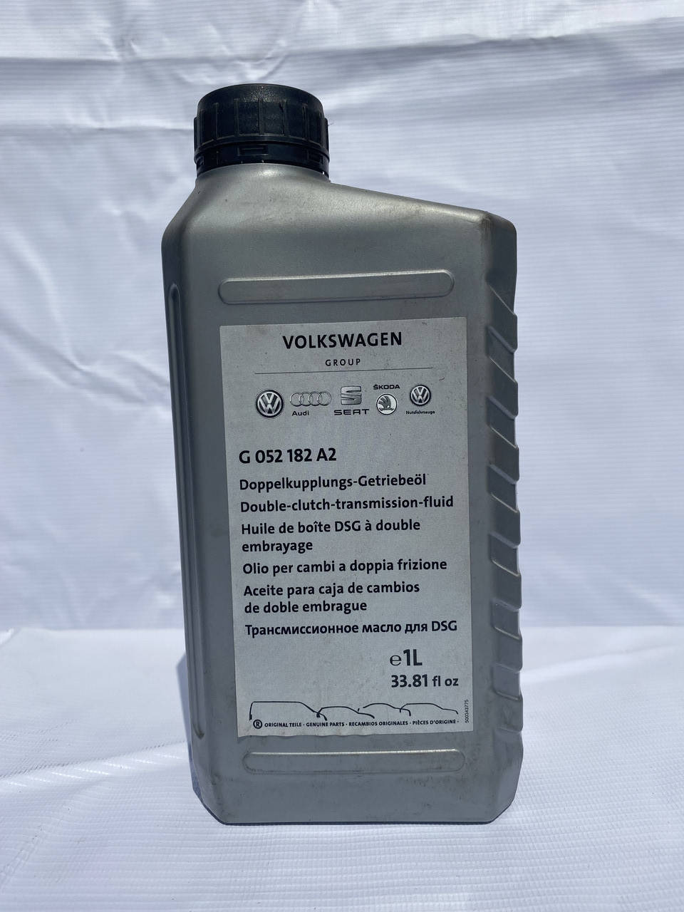 

Трансмиссионное масло VAG Double Clutch Transmission Fluid, 1 л (G052182A2)