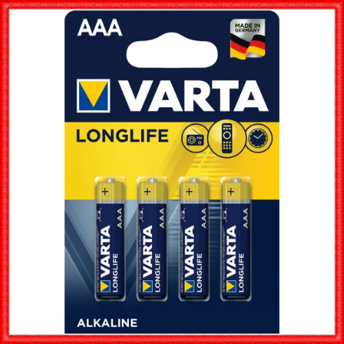 

Батарейки Varta Longlife Alkaline AAA 4 шт