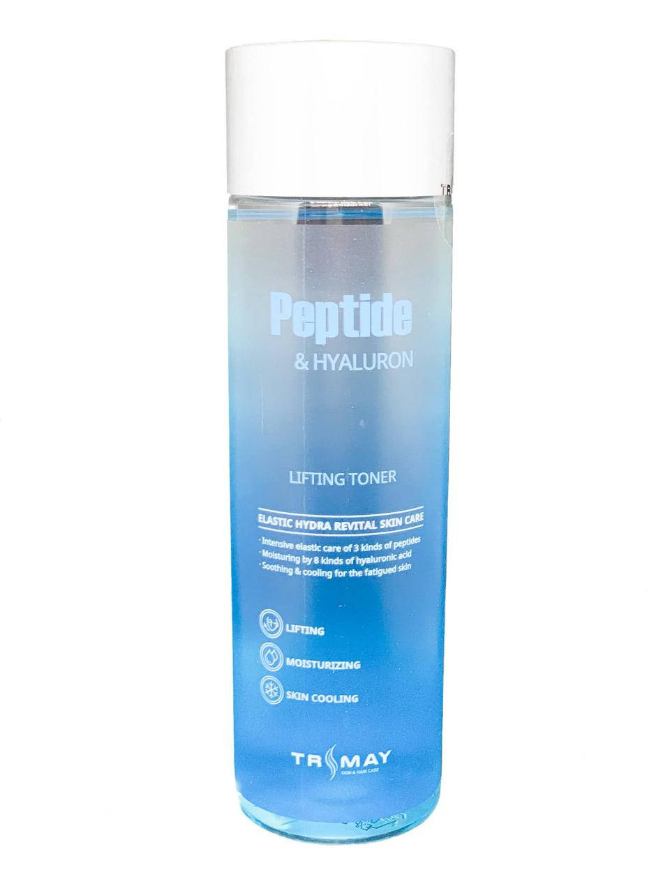 

Лифтинг тонер с пептидами и гиалуроновой кислотой Trimay Peptide & Hyaluron Lifting Toner