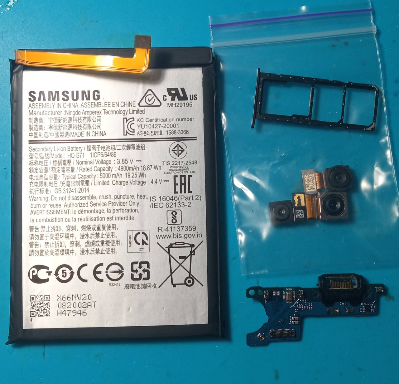 

Разборка Samsung M11 (SM-M115)