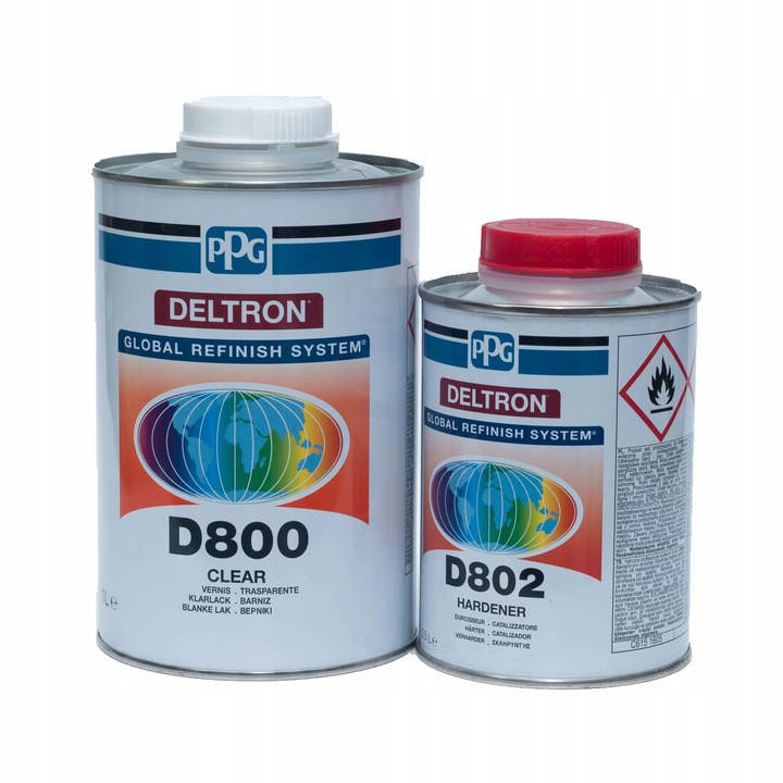 

Лак акриловий 2K D800 DELTRON 1л+D802 0,5л PPG