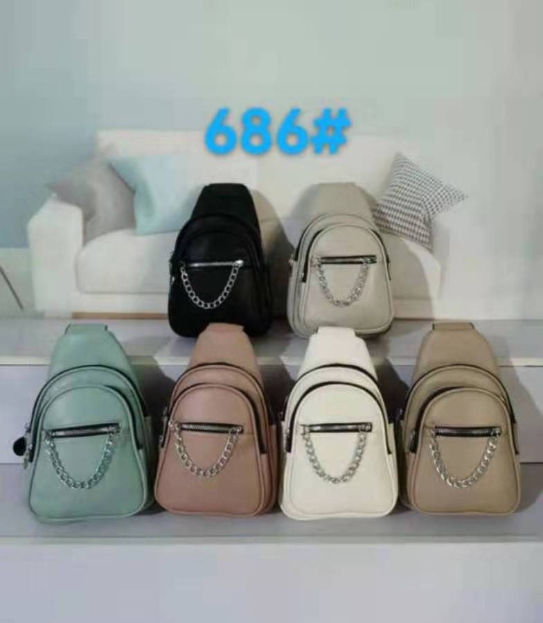 

Сумочка женская через плечо на молнии с карманами в разных цветах Liza, Разные цвета