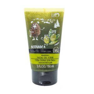 

BIO WORLD BOTANICA Гель-скраб для обличчя оновлюючий КЕДРОВИЙ ГОРІХ, БАЗИЛІК, ОЛИВА, 150 мл.