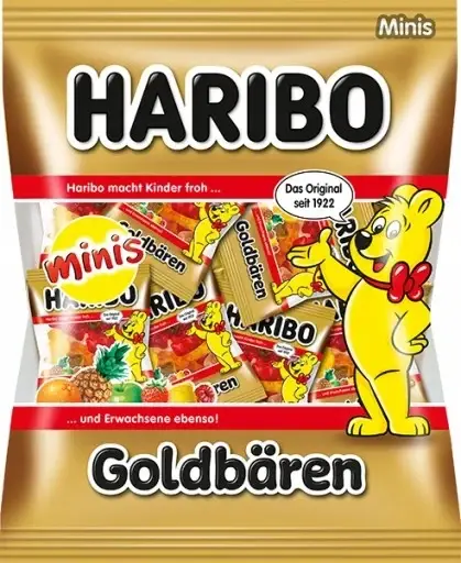 

Желейные конфеты Золотые Мишки Харибо Haribo 1000 гр 100 пакетиков