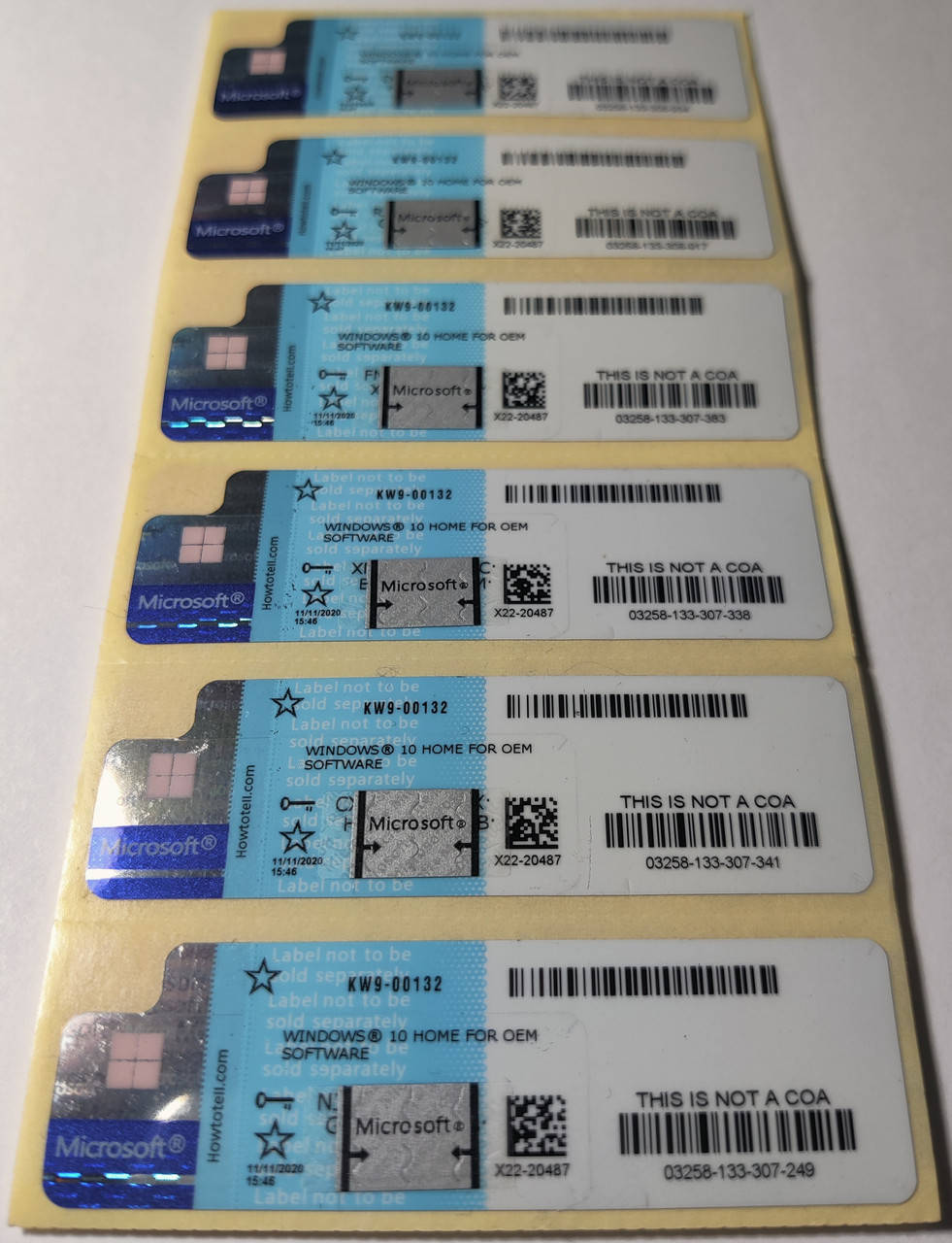 

Microsoft Windows 10 Home 32/64-bit Русский Russian OEM (KW9-00132)