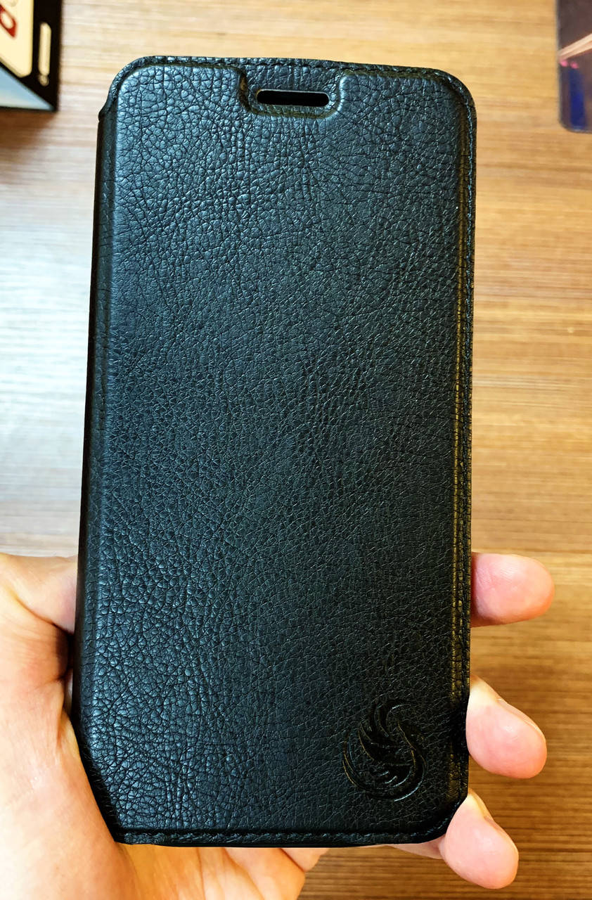 

Чехол-книжка на Samsung M30S черного цвета, Черный