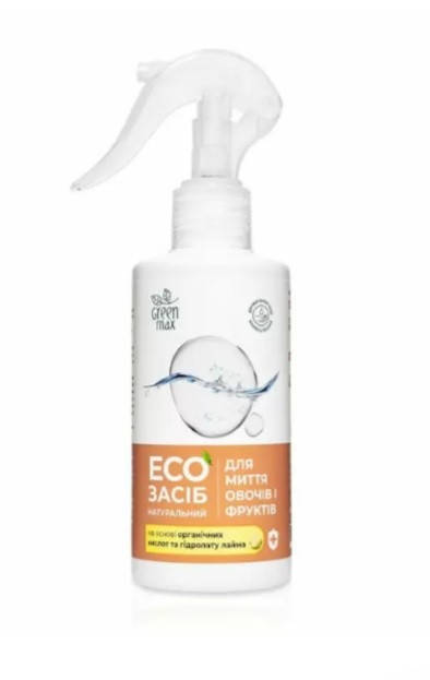 

Для мытья овощей и фруктов 200 мл Green max eco средство
