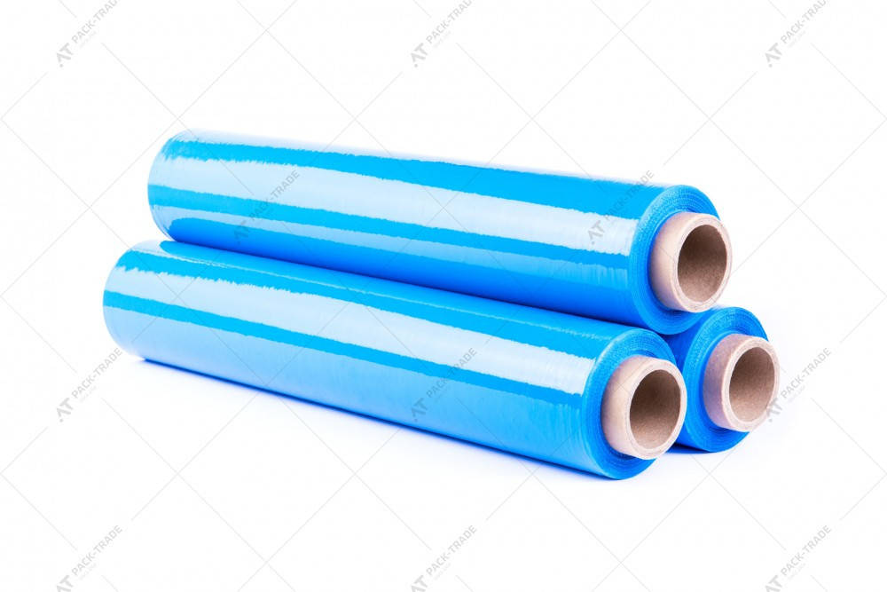 

Стрейч плівка блакитного кольору 23 мкм 250м