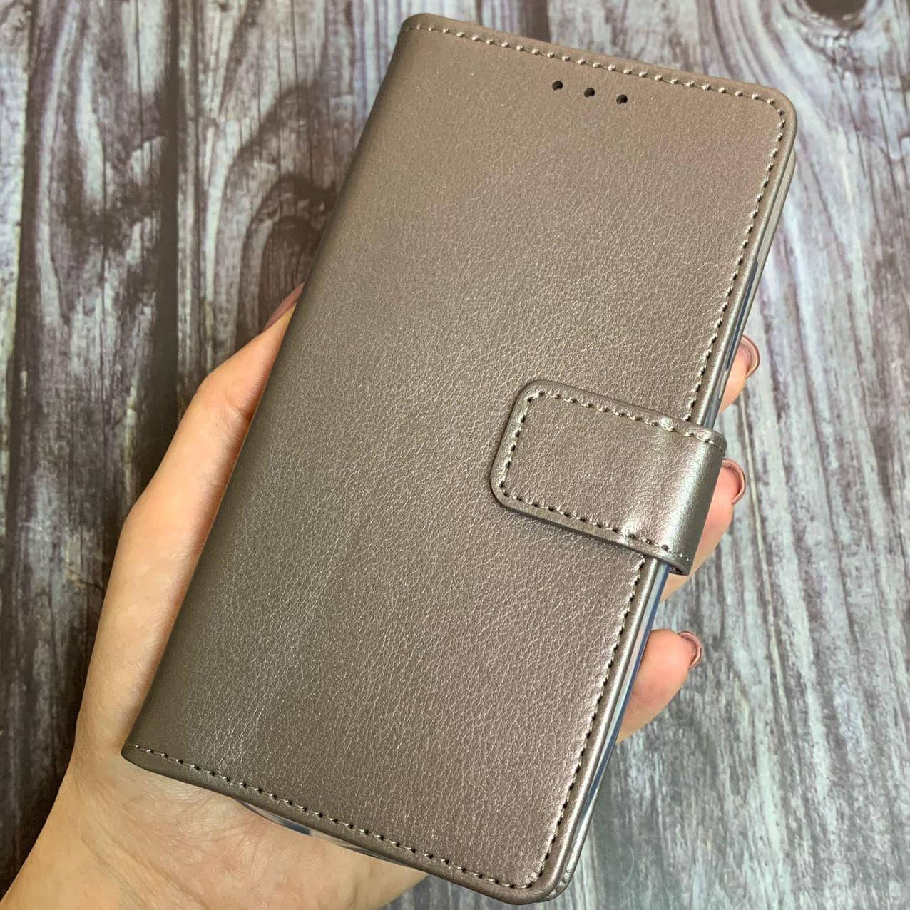 

Чехол-книга для Xiaomi Redmi 7a с магнитной застежкой чехол книжка на сяоми редми 7а серая, Серый