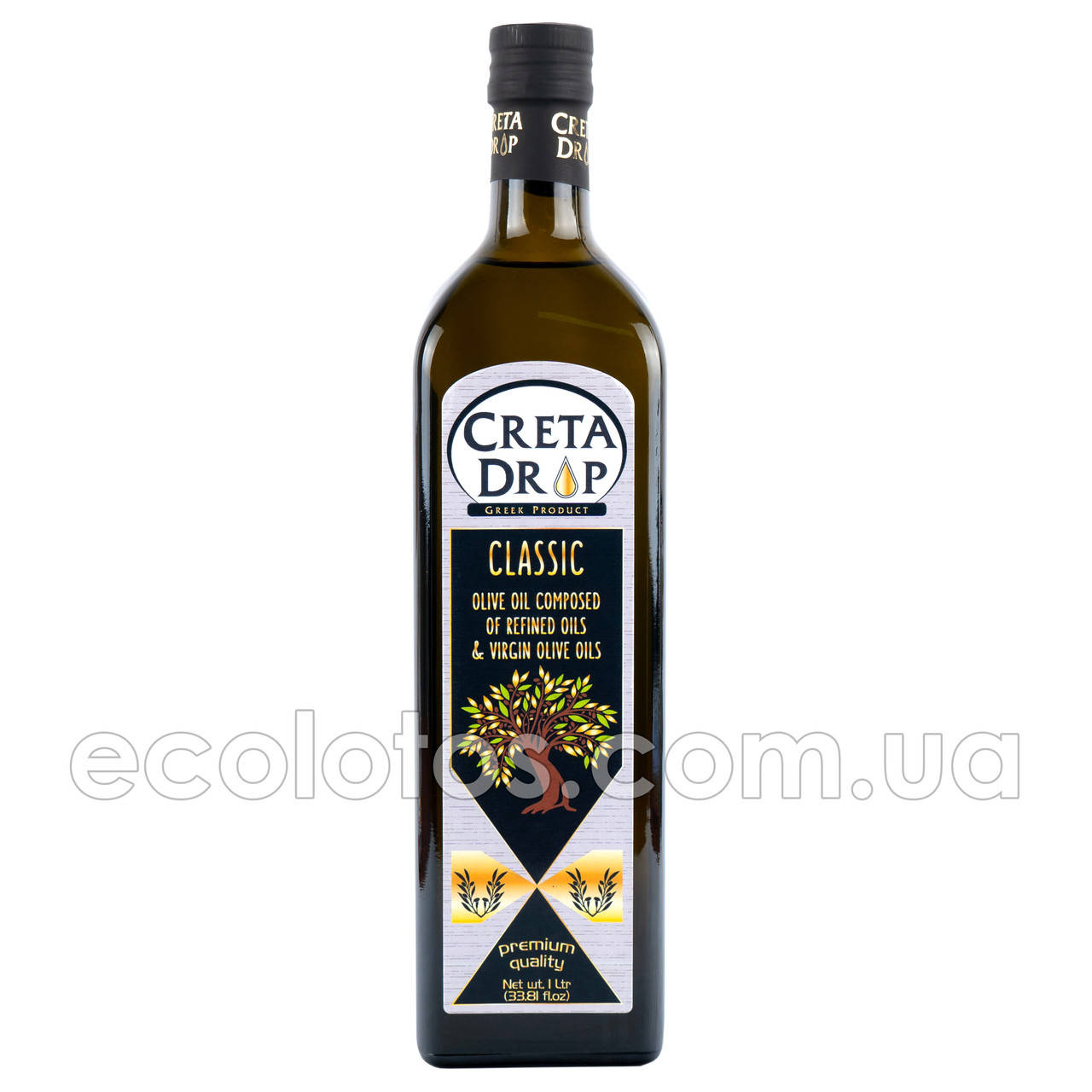 

Оливковое масло "Creta Drop" Classic рафинированное 1 л, Греция