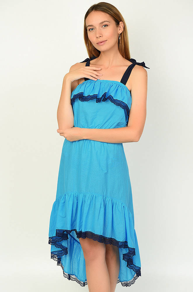 

Платье женское голубое размер 42 look at my 133927M